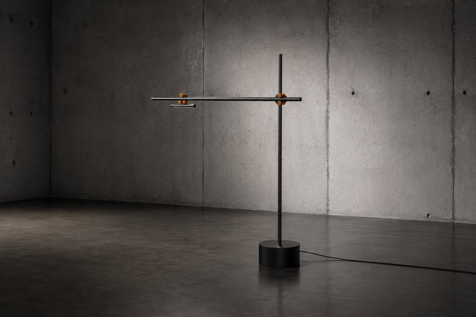Render del sistema Adaptive Frames — la lampada da lavoro